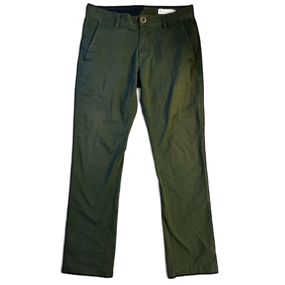 Volcom Green Chinos Straight-Leg pants sz31